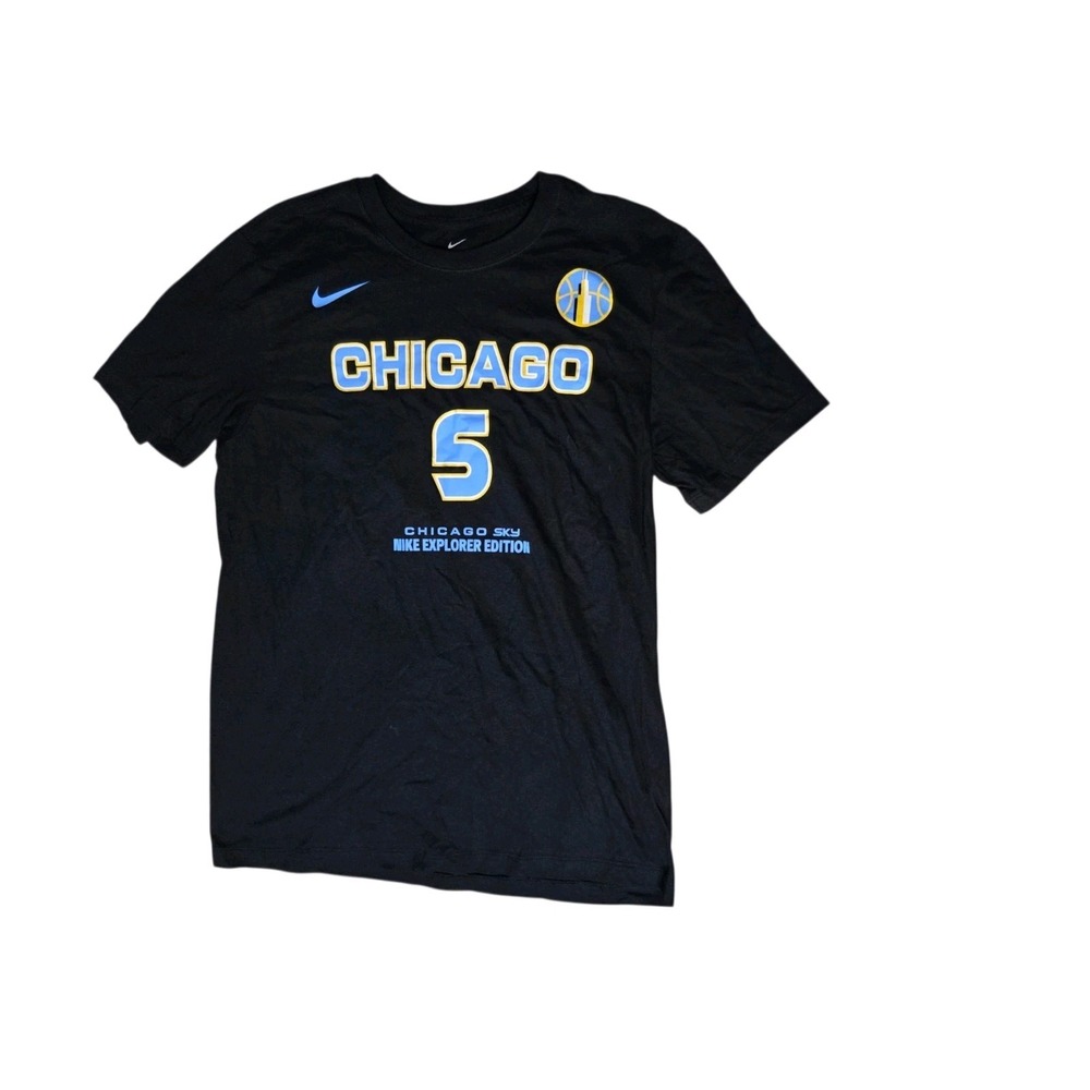 Angel Reese 5 Chicago Sky Nike 2024 WNBA Name & Number Explorer T-Shirt  Adult M